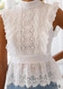 White Lace Bohomian Tunic Luna
