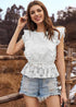 White Lace Bohomian Tunic Luna