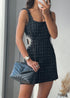 Women Formal black short dress