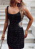 Women Formal black short dress