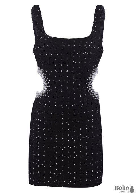 Women Formal black short dress