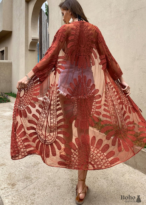 Women’s Chic Athena Boho Kimono Dress