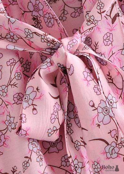 Vestido estilo kimono bohemio Aveline para mujer