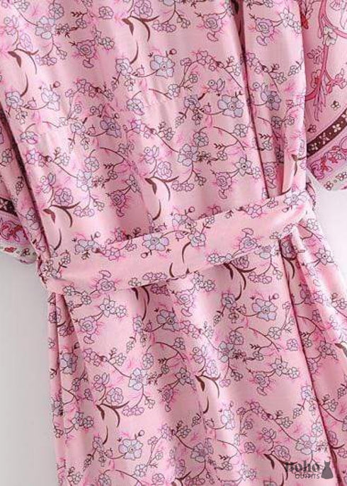 Vestido estilo kimono bohemio Aveline para mujer