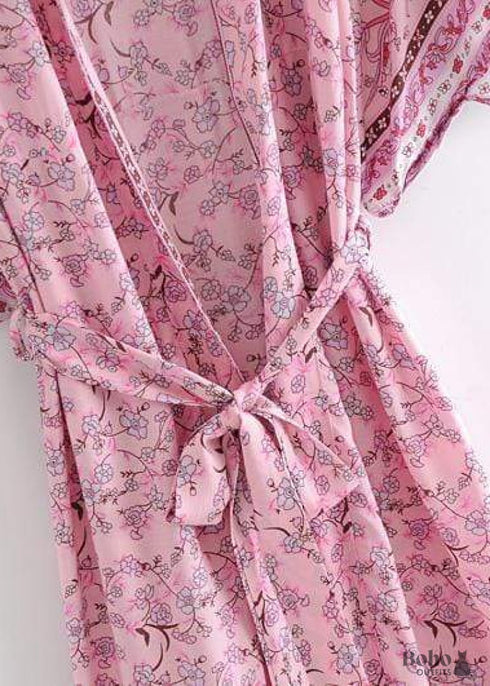 Vestido estilo kimono bohemio Aveline para mujer