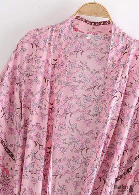 Vestido estilo kimono bohemio Aveline para mujer