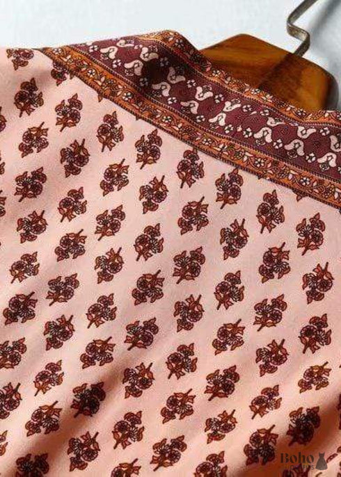 Women's Chic Brodie Belted Boho Kimono - Rose Dress