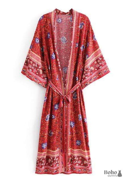 Women's Chic Caitie Boho Kimono Dress
