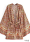 Women's Chic Caprexia Boho Kimono - Brown Dress