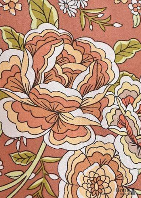 Women's Chic Caprexia Boho Kimono - Brown Dress