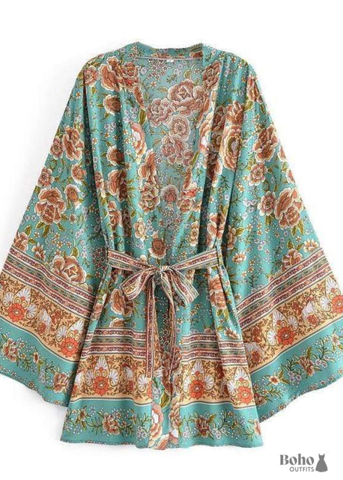 Women's Chic Caprexia Boho Kimono Dress
