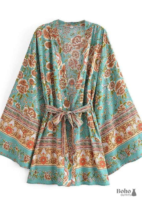 Women's Chic Caprexia Boho Kimono Dress