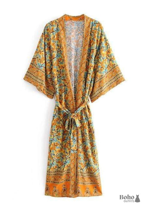 Women’s Chic Casablanca Boho Kimono Dress