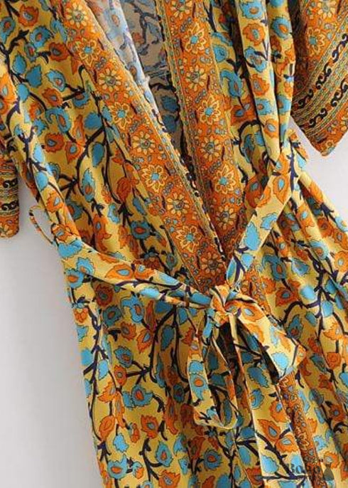 Women’s Chic Casablanca Boho Kimono Dress