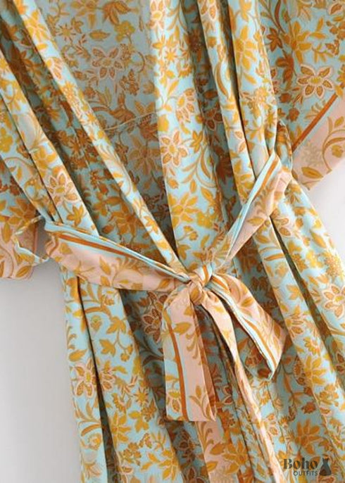 Vestido kimono bohemio Casablanca elegante para mujer