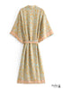 Vestido kimono bohemio Casablanca elegante para mujer