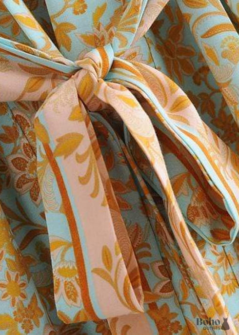 Vestido kimono bohemio Casablanca elegante para mujer