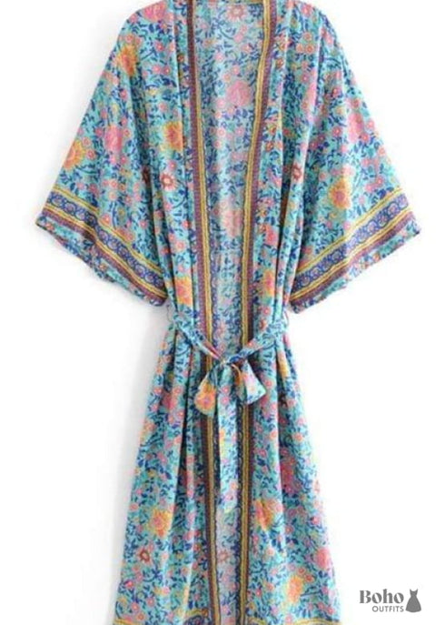 Vestido estilo kimono bohemio Charlee para mujer