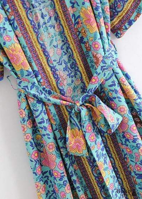 Vestido estilo kimono bohemio Charlee para mujer