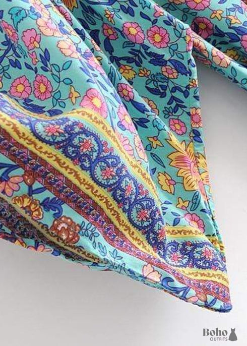 Vestido estilo kimono bohemio Charlee para mujer