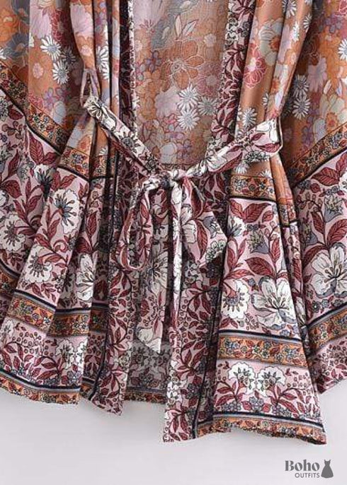 Women’s Chic Folk Boho Kimono Dress
