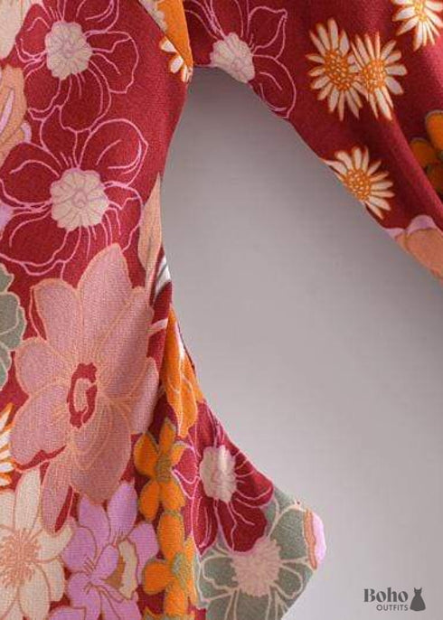 Women’s Chic Folk Boho Kimono Dress