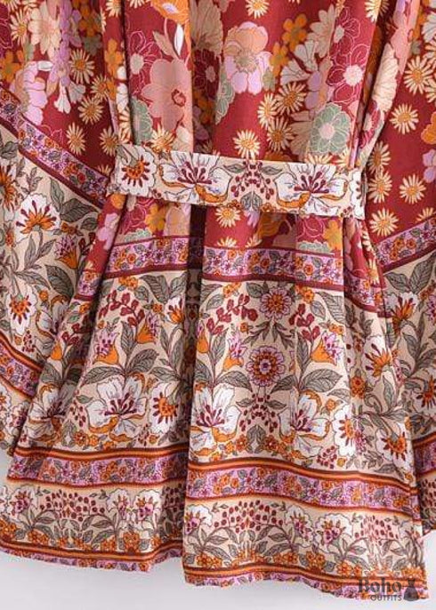 Women’s Chic Folk Boho Kimono Dress