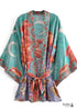 Women's Chic Galaxy Boho Kimono - Emerald Dress