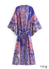Women's Chic Galaxy Boho Kimono - Purple Dress