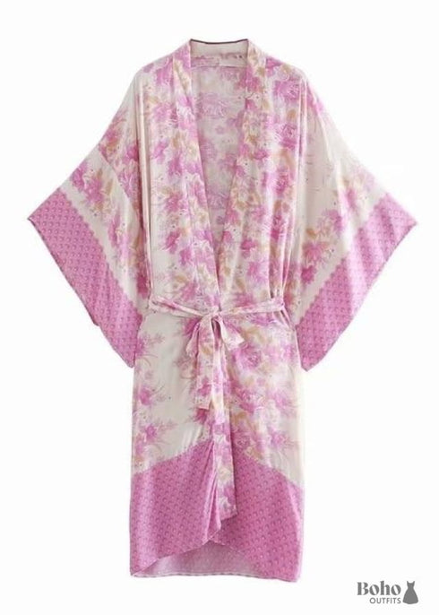 Women’s Chic Grace Boho Kimono Dress