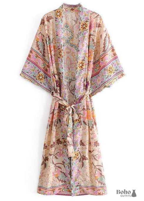 Women's Chic Hendrix Boho Kimono Dress