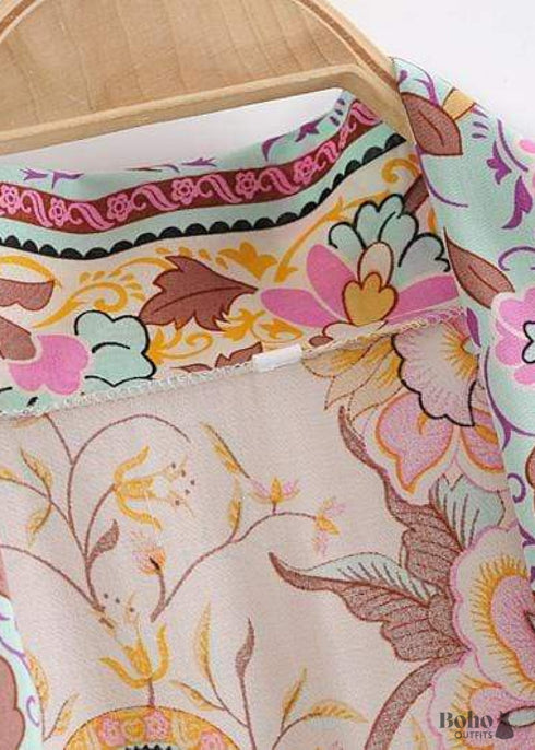 Women's Chic Hendrix Boho Kimono Dress