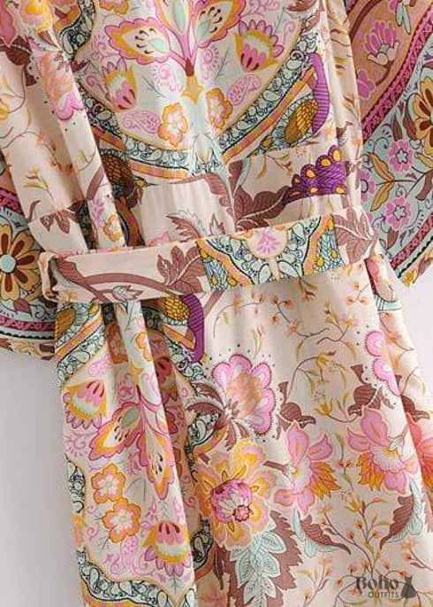 Women's Chic Hendrix Boho Kimono Dress