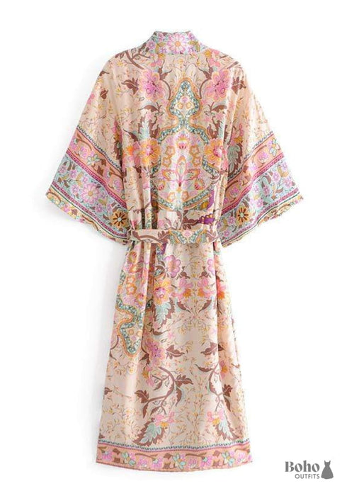 Women's Chic Hendrix Boho Kimono Dress