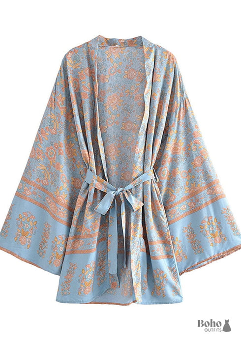 Women’s Chic Jendaya Boho Kimono - Short Dress