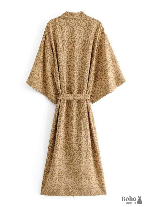 Women's Chic Kensia Boho Kimono Dress