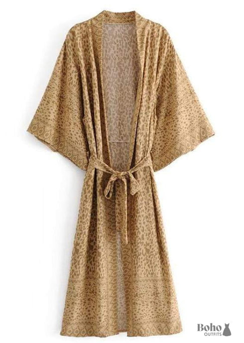 Women's Chic Kensia Boho Kimono Dress