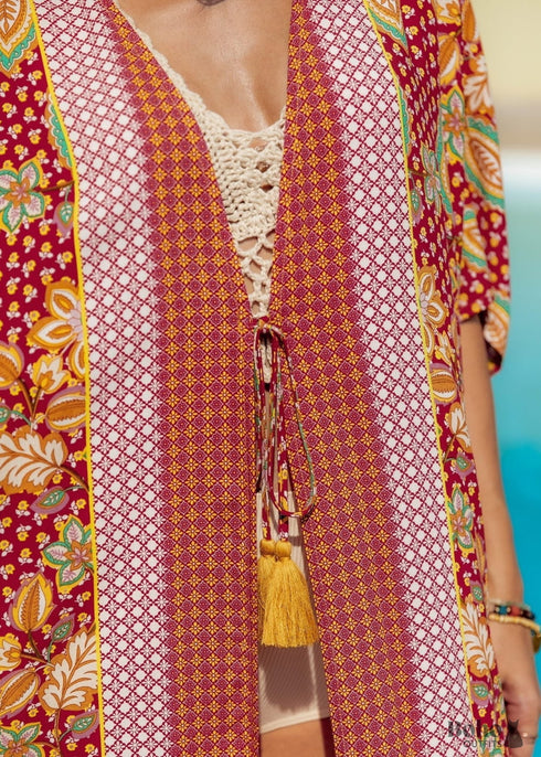 Women’s Chic Lena Boho Kimono Dress