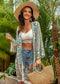 Women’s Chic Lotus Boho Kimono Dress
