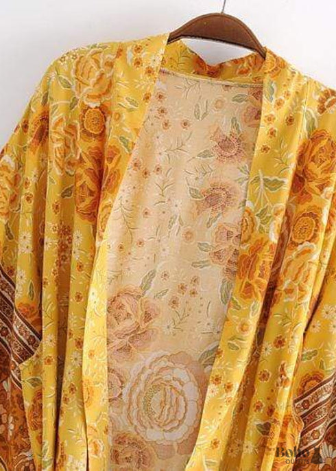 Vestido estilo kimono bohemio Luka para mujer