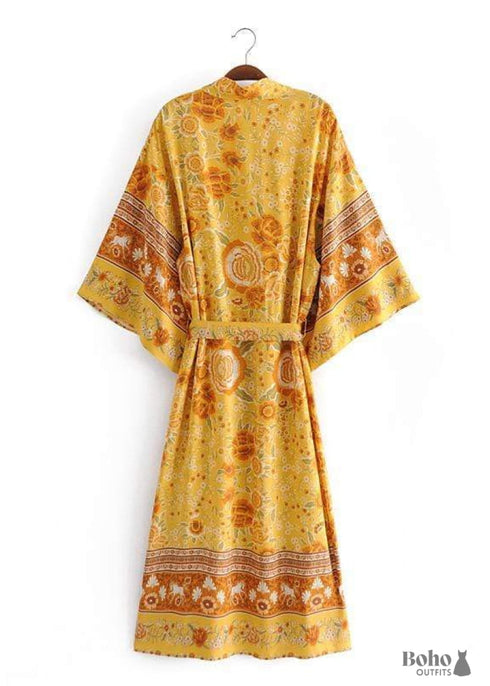 Vestido estilo kimono bohemio Luka para mujer