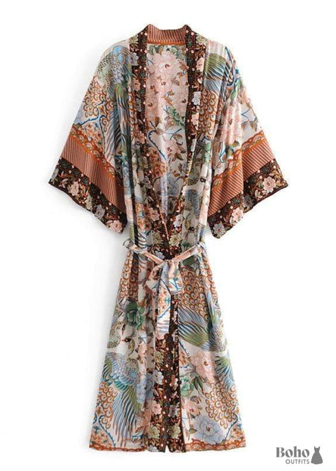 Women's Chic Malia Boho Kimono Dress