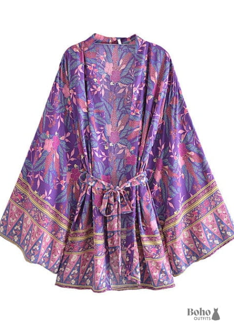 Women's Chic Maya Boho Kimono Dress