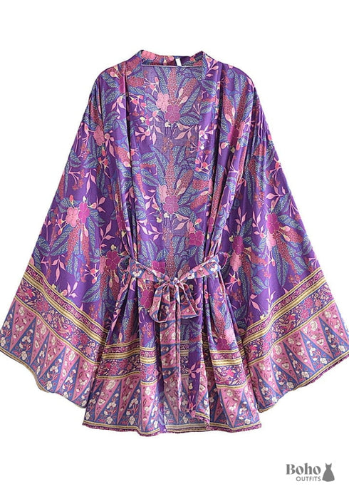 Women's Chic Maya Boho Kimono Dress