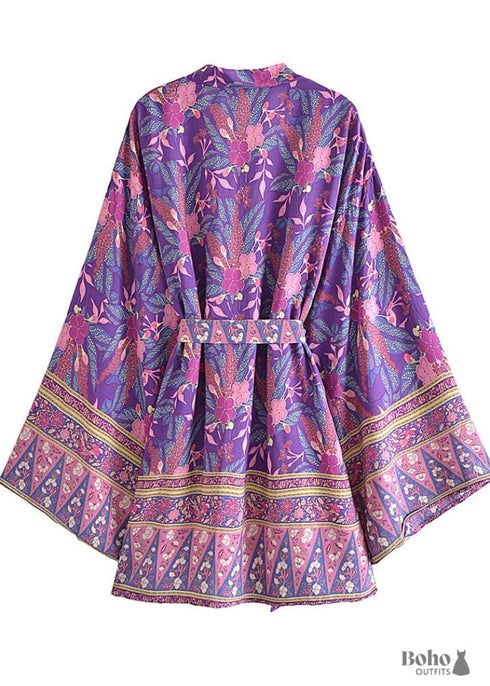 Women's Chic Maya Boho Kimono Dress