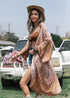 Women’s Chic Meadow Boho Kimono Dress