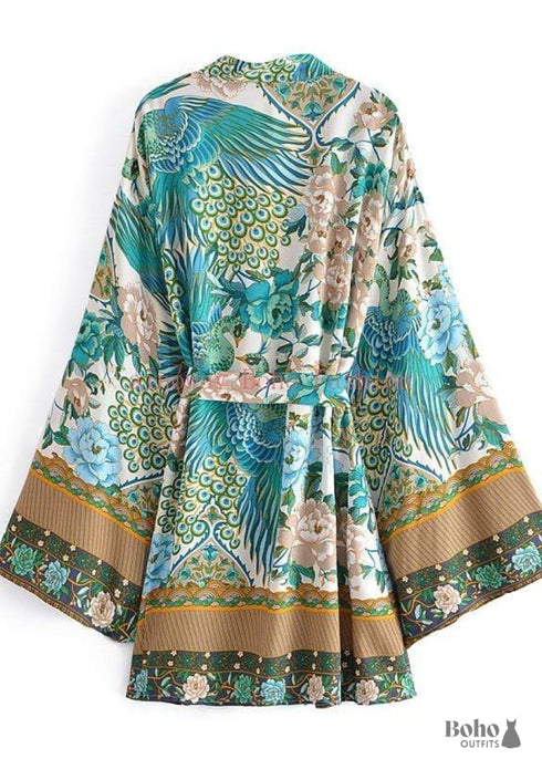 Women's Chic Mimosa Boho Kimono Dress