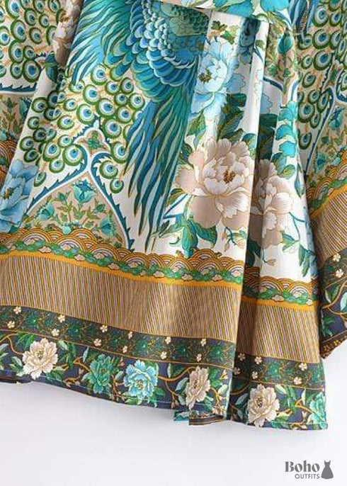 Women's Chic Mimosa Boho Kimono Dress