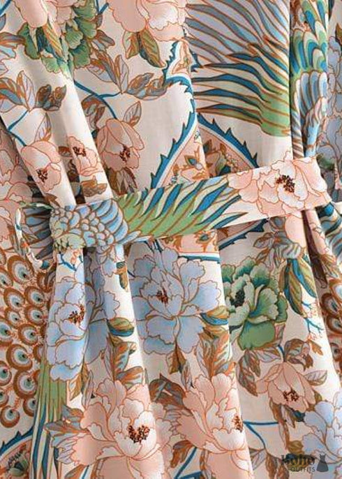 Women's Chic Mimosa Boho Kimono - Earth Dress