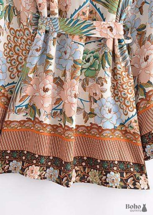 Women's Chic Mimosa Boho Kimono - Earth Dress